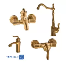 Shouder Set Faucets Model LUCA Golden Matte 