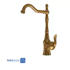 Shouder Sink Faucet Model LUCA Golden Matte 