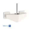 Shouder Toilet Faucet Model TIFFANY MILKY Chrome