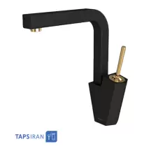 Shouder Sink Faucet Model TIFFANY Golden Black 
