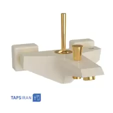 Shouder Bath Faucet Model TIFFANY MILKY Golden