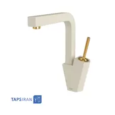 Shouder Sink Faucet Model TIFFANY MILKY Golden