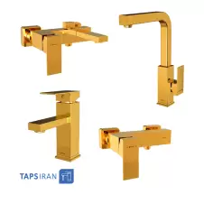 Shouder Set Faucets Model Europe Golden