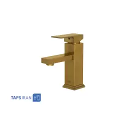 Shouder Basin Faucet Model Europe Golden Matte 