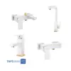 Shouder Set Faucets Model Europe MILKY Golden