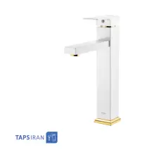 Shouder Long Base Basin Faucet Model Europe MILKY Golden