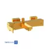 Shouder Bath Faucet Model IMPRO Golden