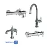 Shouder Set Faucets Model BIZANS Chrome