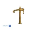 Shouder Long Base Basin Faucet Model BIZANS Golden