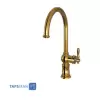 Shouder Sink Faucet Model BIZANS Golden