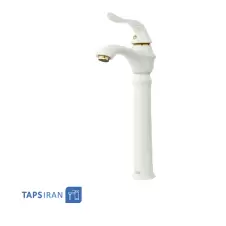 Rassan Long Base Basin Faucet Model PRIMO White