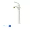 Rassan Long Base Basin Faucet Model PRIMO White